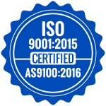 ISO 9001:2015, AS9100:2016 Certified